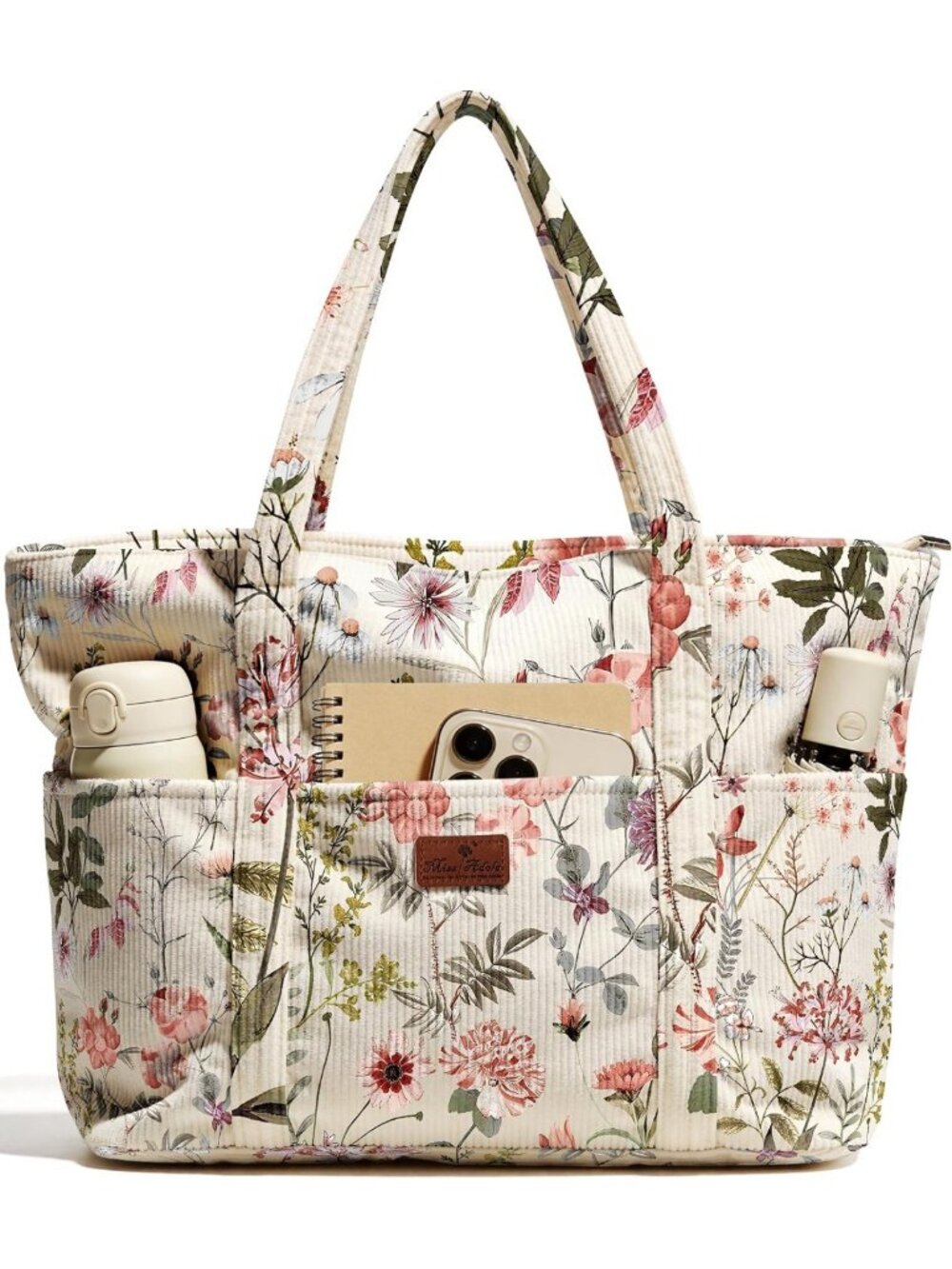 Chic Large Corduroy Tote Bag for Women | Stylish & Versatile Everyday Purse